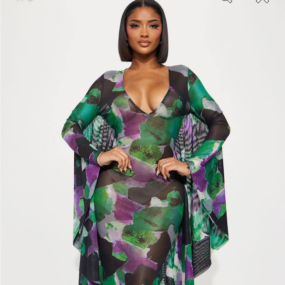 Multi-color maxi dress